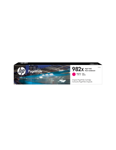 HP Cartucho PageWide 982X Original de alta capacidad magenta