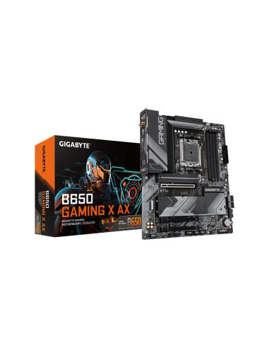 GIGABYTE B650 GAMING X AX Placa base - Compatible con procesadores AMD Serie 9000, VRM digital de 8+2+2 fases, hasta 8000 MHz DD