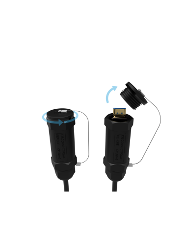 AISENS Cable HDMI V2.1 AOC con Armadura Ultra Alta Velocidad / Hec 8K@60Hz 4K@120Hz 4:4:4 48Gbps, A/M-A/M, Negro, 20M
