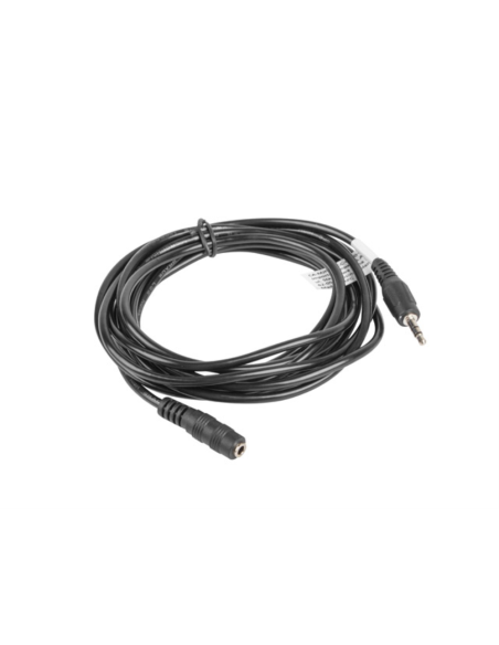 Lanberg CA-MJFJ-10CC-0030-BK cable de audio 3 m 3,5mm Negro
