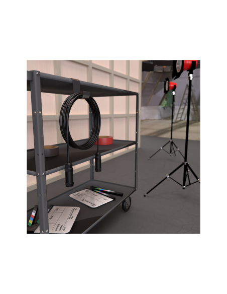 AISENS Cable HDMI V2.1 AOC con Armadura Ultra Alta Velocidad / Hec 8K@60Hz 4K@120Hz 4:4:4 48Gbps, A/M-A/M, Negro, 20M