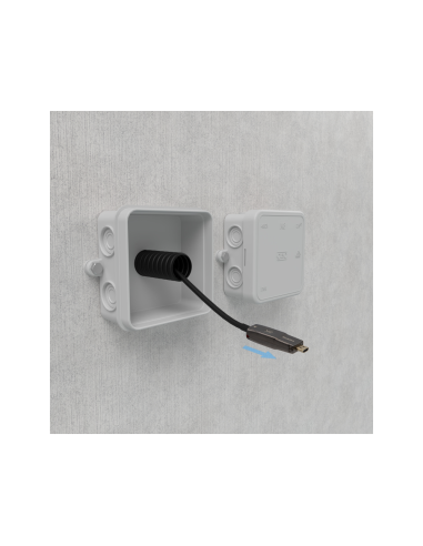 AISENS Cable Hdmi V2.1 AOC Desmontable Ultra Alta Velocidad / Hec 8K@60Hz 4K@120Hz 4:4:4 48Gbps, A/M-D/A/M, Negro, 15M