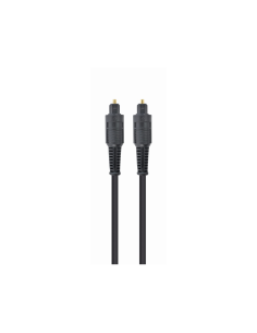 Gembird Toslink, 2m cable de audio Negro