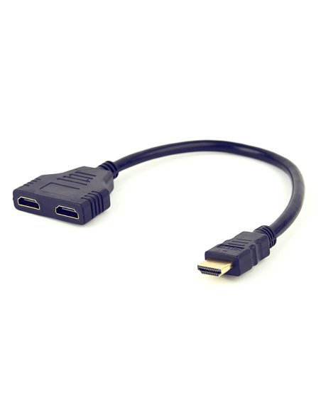 Gembird DSP-2PH4-04 cable HDMI HDMI tipo A (Estándar) 2 x HDMI Type A (Standard) Negro