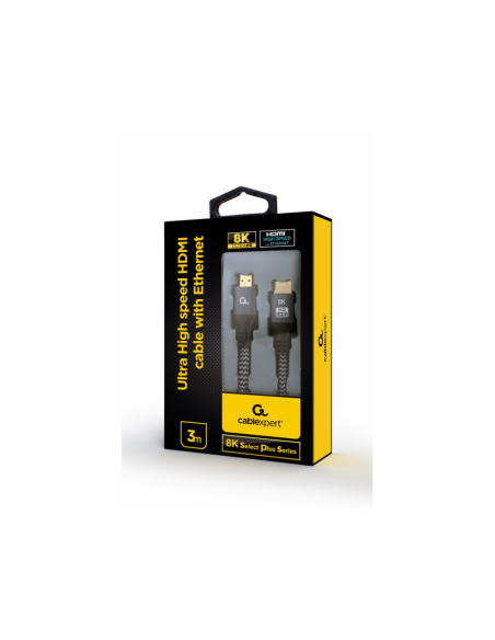 Gembird CCB-HDMI8K-3M cable HDMI HDMI tipo A (Estándar) Gris