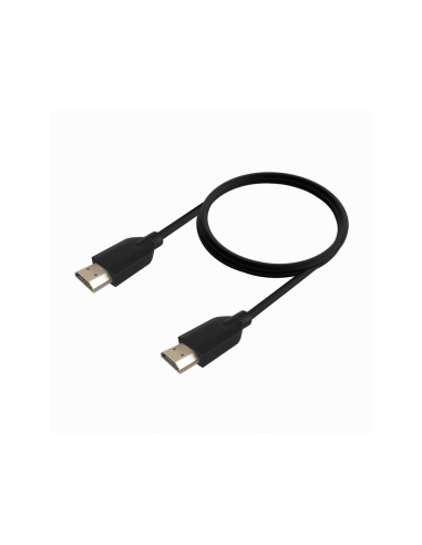AISENS Cable HDMI V2.0 CCS Premium Alta Velocidad / Hec 4K@60Hz 18Gbps, A/M-A/M, Negro, 1.0m