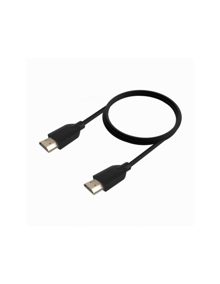 AISENS Cable HDMI V2.0 CCS Premium Alta Velocidad / Hec 4K@60Hz 18Gbps, A/M-A/M, Negro, 1.0m