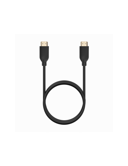 AISENS Cable HDMI V2.0 CCS Premium Alta Velocidad / Hec 4K@60Hz 18Gbps, A/M-A/M, Negro, 1.0m
