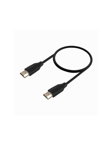 AISENS Cable HDMI V2.0 Premium Alta Velocidad / Hec 4K@60Hz 18Gbps, A/M-A/M, Negro, 0.5m