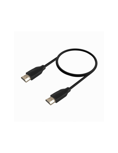 AISENS Cable HDMI V2.0 Premium Alta Velocidad / Hec 4K@60Hz 18Gbps, A/M-A/M, Negro, 0.5m