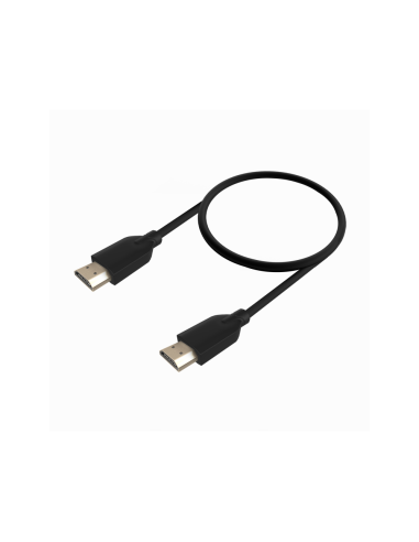AISENS Cable HDMI V2.0 CCS Premium Alta Velocidad / Hec 4K@60Hz 18Gbps, A/M-A/M, Negro, 0.5m