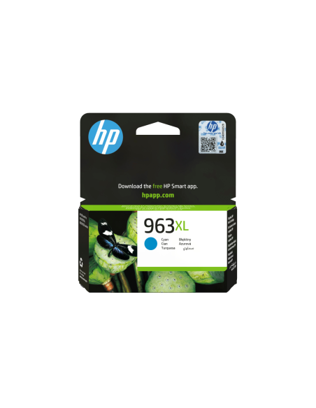 HP Cartucho de tinta Original 963XL cian de alta capacidad