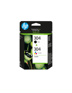 HP Paquete de 2 cartuchos de tinta Original 304 negro/tricolor