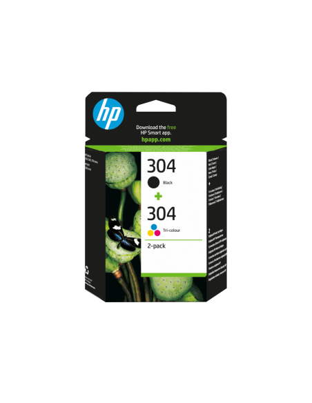 HP Paquete de 2 cartuchos de tinta Original 304 negro/tricolor