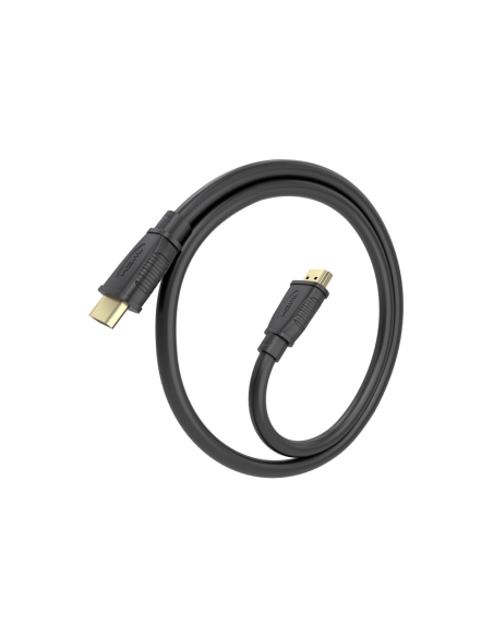 AISENS Cable HDMI V2.1 CCS Ultra Alta Velocidad / HEC 8K@60Hz 48Gbps, A/M-A/M, Negro, 0.5m