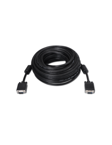 AISENS A113-0075 cable VGA 15 m VGA (D-Sub) Negro