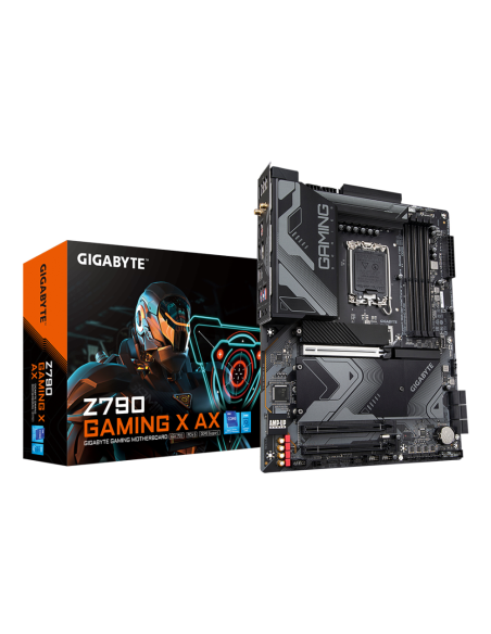 GIGABYTE Z790 GAMING X AX Placa base - Compatible con procesadores Intel Core 14th CPUs, 16+1+2 Phases Digital VRM, up to 7600MH