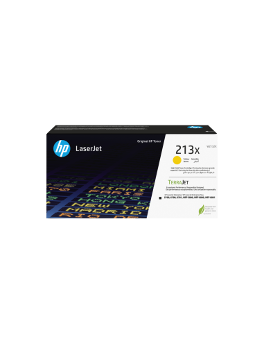 HP Cartucho de tóner Original LaserJet 213X de alto rendimiento amarillo