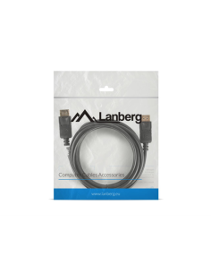 Lanberg CA-DPDP-10CC-0030-BK cable DisplayPort 3 m Negro