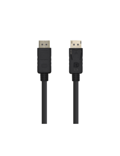 AISENS Cable Displayport V1.4 8K@60HZ, DP/M-DP/M, Negro, 0.8m