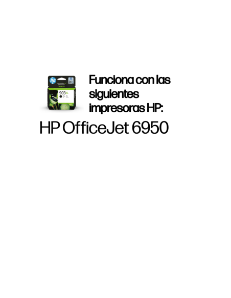 HP Cartucho de tinta Original 903XL negro de alto rendimiento