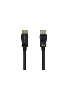 AISENS Cable Displayport Certificado V1.4 8k@60hz, DP/M-DP/M, Negro, 2.0m