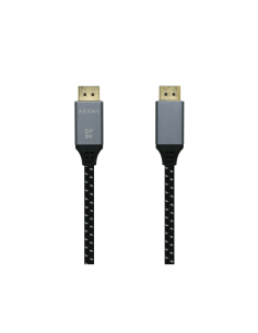 AISENS Cable Displayport V1.4 8k@60hz, DP/M-DP/M, Gris/Negro, 1.5m 2