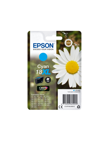 Epson Daisy C13T18124012 cartucho de tinta 1 pieza(s) Original Alto rendimiento (XL)