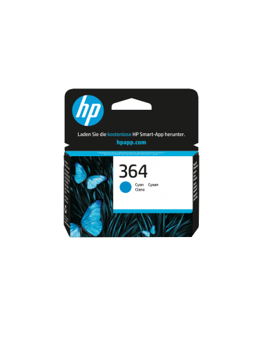 HP Cartucho de tinta original 364 cian