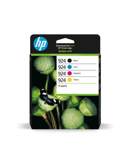 HP Paquete de 4 Cartuchos de Tinta Original 924 CMYK