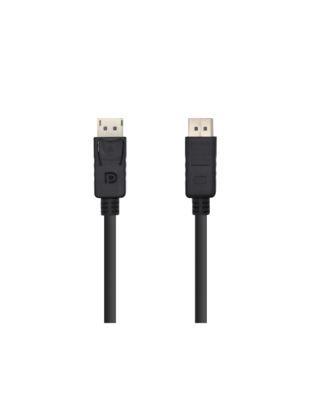 AISENS Cable Displayport V1.2 4K@60HZ, DP/M-DP/M, Negro, 10m