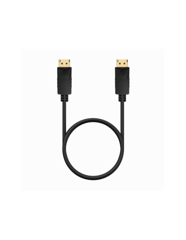 AISENS Cable DISPLAYPORT V1.2 CCS 4K@60Hz, DP/M-DP/M, Negro, 0.5m