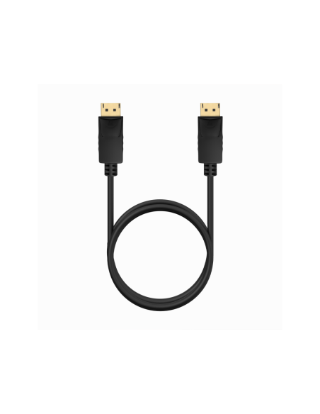 AISENS Cable DISPLAYPORT V1.2 CCS 4K@60Hz, DP/M-DP/M, Negro, 1.0m