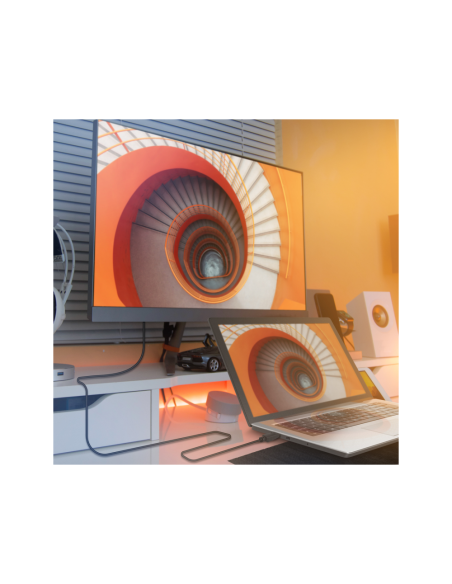 AISENS Cable DISPLAYPORT V1.2 CCS 4K@60Hz, DP/M-DP/M, Negro, 1.0m