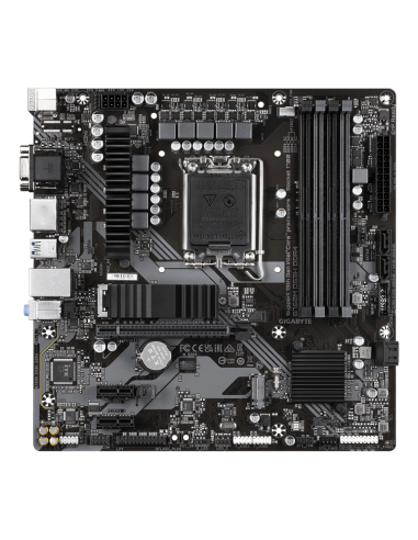 GIGABYTE B760M DS3H DDR4 Placa base - Soporta CPUs Intel Core de 14ª generación, VRM digital de 6+2+1 fases, hasta 5333MHz DDR4 