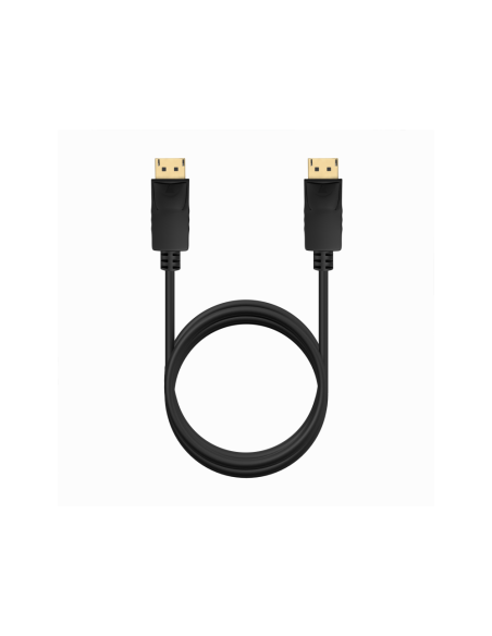 AISENS Cable DISPLAYPORT V1.2 CCS 4K@60Hz, DP/M-DP/M, Negro, 1.5m