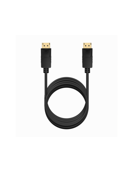 AISENS Cable DISPLAYPORT V1.2 CCS 4K@60Hz, DP/M-DP/M, Negro, 3.0m