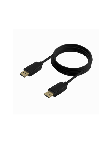 AISENS Cable DISPLAYPORT V1.2 CCS 4K@60Hz, DP/M-DP/M, Negro, 5.0m