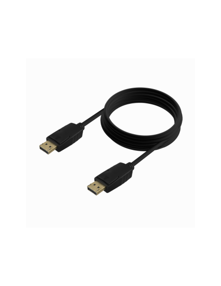 AISENS Cable DISPLAYPORT V1.2 CCS 4K@60Hz, DP/M-DP/M, Negro, 5.0m