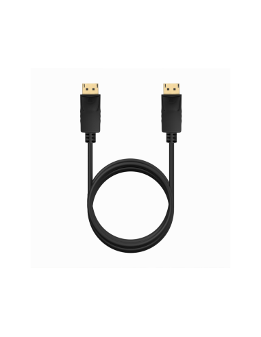 AISENS Cable DISPLAYPORT V1.2 CCS 4K@60Hz, DP/M-DP/M, Negro, 5.0m