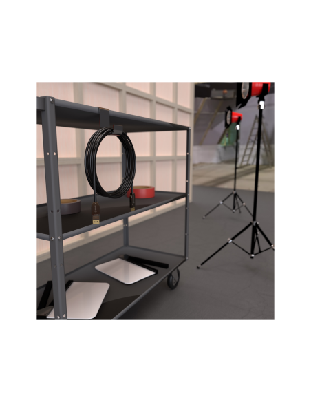 AISENS Cable DISPLAYPORT AOC V1.4 8K@60Hz 4K@120Hz 4:4:4 32.4Gbps, DP/M-DP/M, Negro, 10M