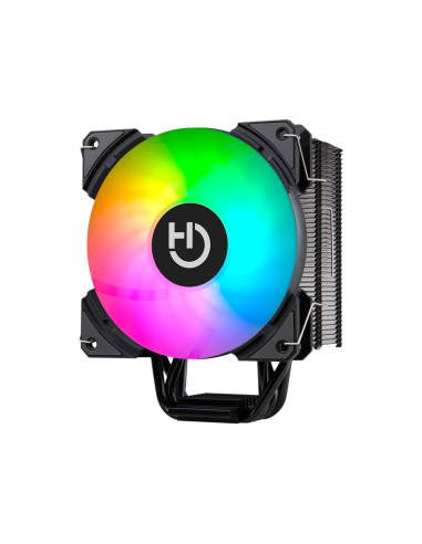 Hiditec C12 PWM ARGB Procesador Refrigerador de aire Negro 1 pieza(s)