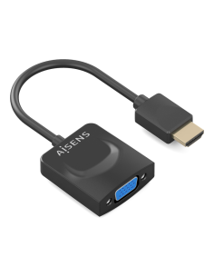 AISENS Conversor HDMI a SVGA, HDMI A/M-SVGA/H, Negro, 15?m 2