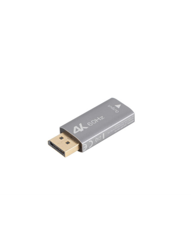 Lanberg AD-DP-HD-01 adaptador de cable de vídeo 0 m HDMI tipo A (Estándar) DisplayPort Plata