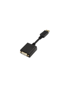 AISENS A125-0133 adaptador de cable de vídeo 0,15 m DisplayPort DVI Negro 2