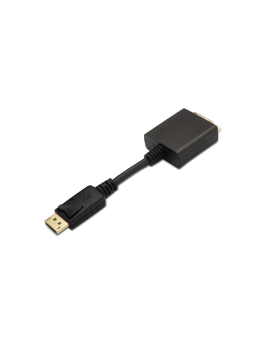 AISENS A125-0133 adaptador de cable de vídeo 0,15 m DisplayPort DVI Negro