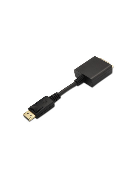 AISENS A125-0133 adaptador de cable de vídeo 0,15 m DisplayPort DVI Negro