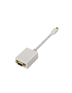 AISENS A125-0136 adaptador de cable de vídeo 0,15 m Mini DisplayPort VGA Blanco 2