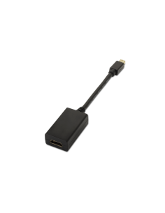 AISENS A125-0137 adaptador de cable de vídeo 0,15 m Mini DisplayPort HDMI Negro 2