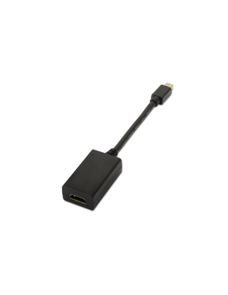 AISENS A125-0137 adaptador de cable de vídeo 0,15 m Mini DisplayPort HDMI Negro